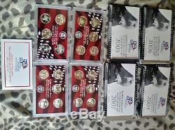 United States Mint 50 State Quarters Silver Proof Set 2004 2005 2006 2007 all 4