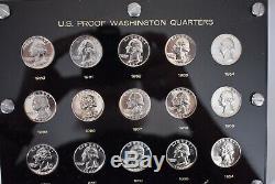 United States Proof Washingson Quarters In A Capital Plastic Coin Hold