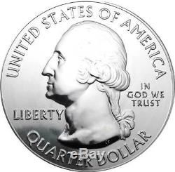 United States Silver Coin America The Beautiful 5 Oz 2011 Glacier, Mt (U. S Mint)