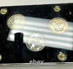 United States Silver Quarters Type Set with Capital Plastic Holder 25c