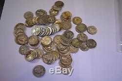 United States US 90% Silver Quarters $20 Face 80 Coins Washington JSH