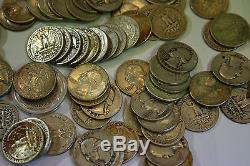 United States US 90% Silver Quarters $20 Face 80 Coins Washington JSH