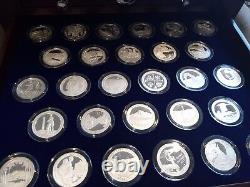 VARIOUS YEARS VARIOUS STATES US Mint Quarter Silver Proof Set-57 SILVER COINS