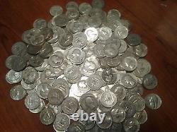 WASHINGTON QUARTERS 90% US Bullion Silver Coins $8.00 ONE