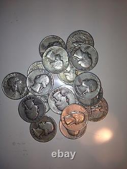 WASHINGTON QUARTERS 90% US Bullion Silver Coins $8.00 ONE