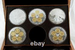 Washington Mint Golden State Quarter Giant Silver Eagle Set of Ten