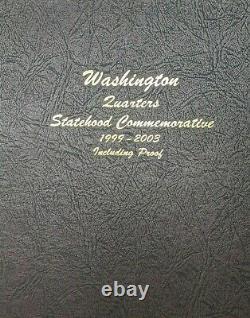 Washington Quarters Statehood Commemorative 1999-2008 Including Proof/Silver Pro