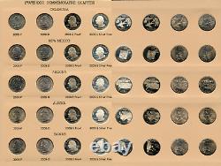 Washington State Quarters 2004-2008 DC Territories Proofs Dansco 124 Coins JN737