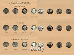 Washington State Quarters 2004-2008 DC Territories Proofs Dansco 124 Coins JN737