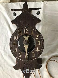 Worlds Columbian Exposition Wooden Clock 1893